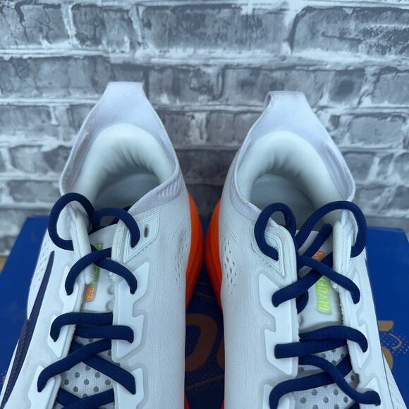 Brooks Glycerin 23 White Navy Orange Running 110476-1D-177 Mens Size 9.5 New main image 6